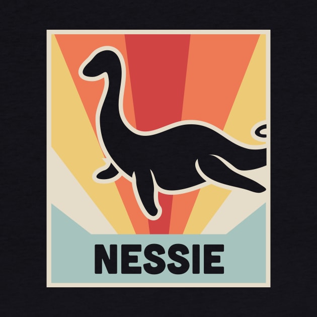 NESSIE – Vintage Loch Ness Monster by MeatMan